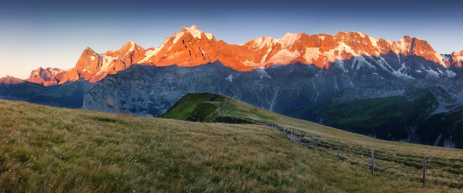 Eiger, Mnich, Jungfrau, Švýcarsko