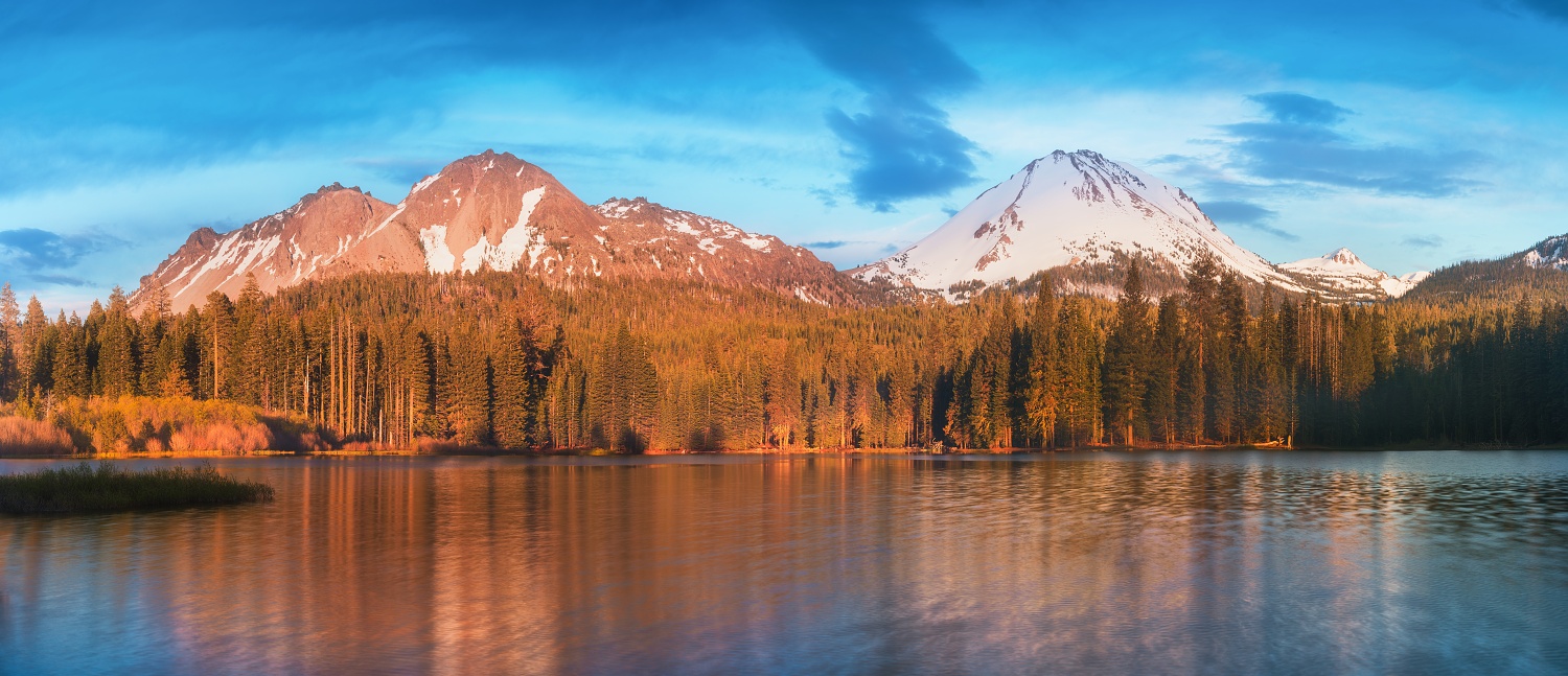 Lassen peak, Kalifornie, USA